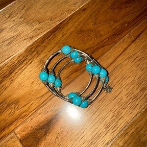 Turquoise Beaded Wrap Bracelet